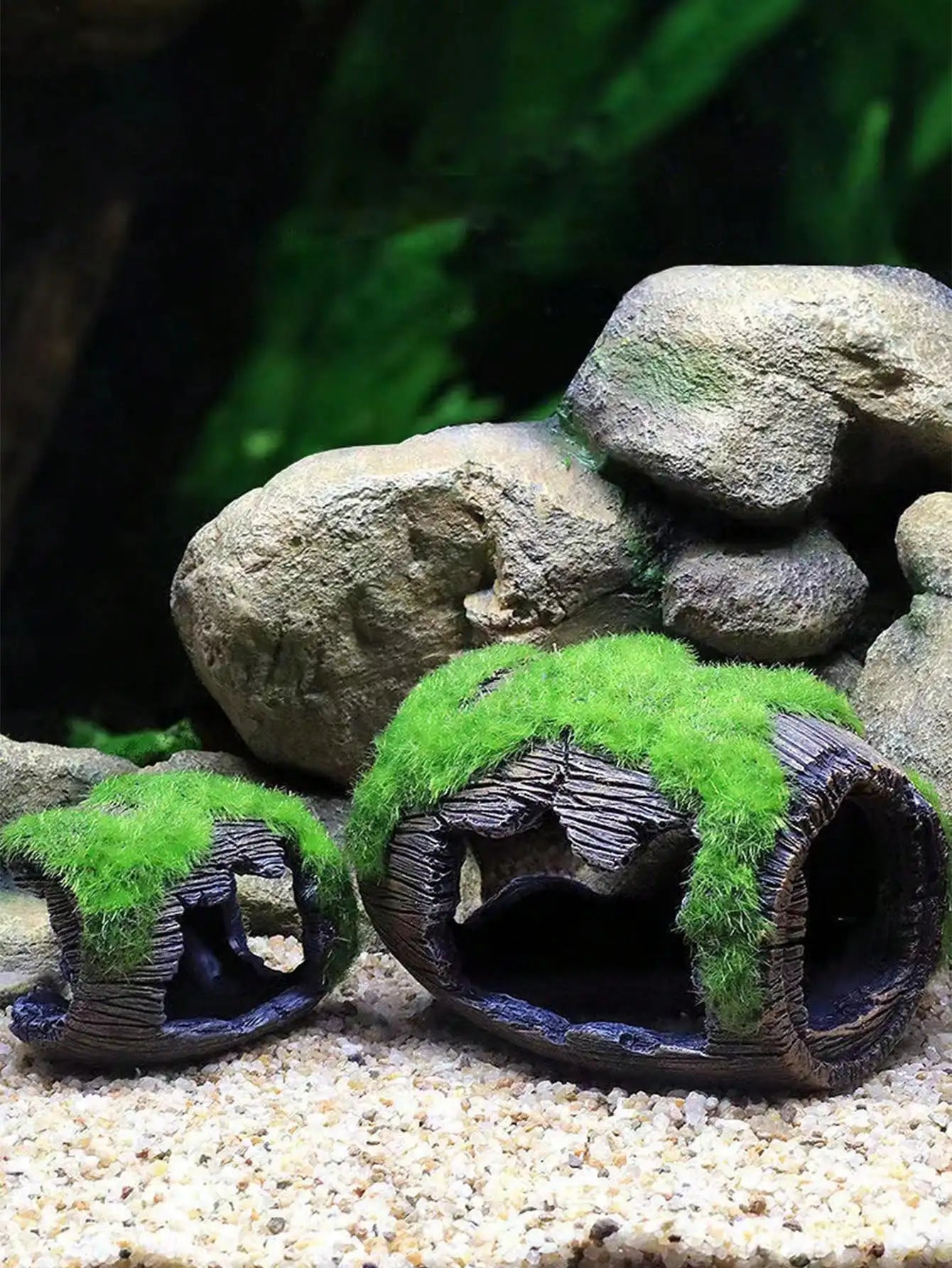 1 piece fish tank, landscaping decoration, dodge cave, aquarium furnishings, shrimp house, cichlid shrimp nest, hiding house