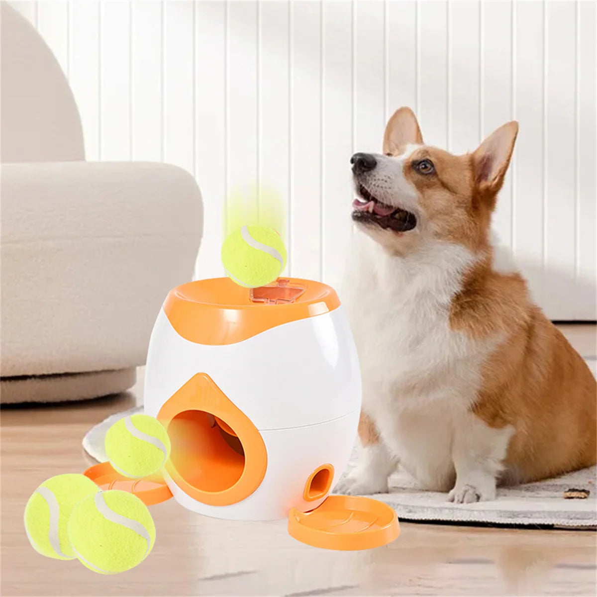 Interactive Dog Treat Dispenser Toy -Non-Electric, Battery-Free PetPuzzle Feeder For Mental Stimulation And Healthy Eating Habit